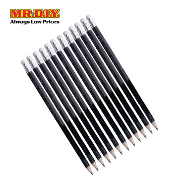 (MR.DIY) LITTLE TREE 2B Graphite Pencil Set [2.5mm] (12pcs)