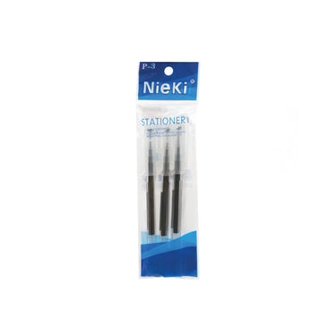 (MR.DIY) Nieki Gel Pen Black G-870 (3pcs)