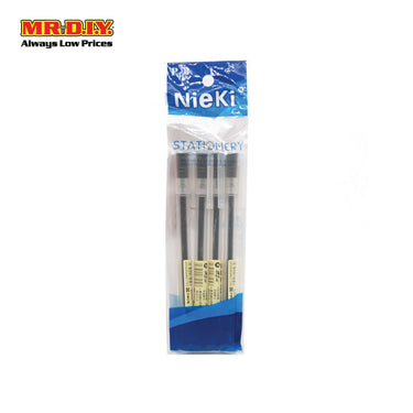 (MR.DIY) Nieki Gel Pen Tg-32180-4 (Black)