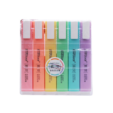 (MR.DIY) Light Colour Highlighter (6pcs)