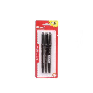 (MR.DIY) Bloma Permanent Marker (3pcs)