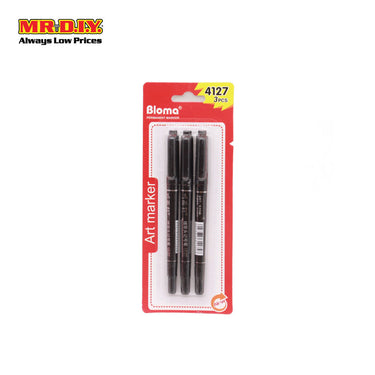 (MR.DIY) Bloma Permanent Marker (3pcs)