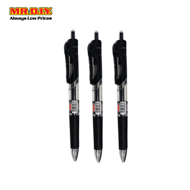 (MR.DIY) Bloma Gel Ink Pen Black (3pcs)