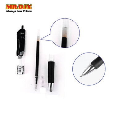 (MR.DIY) Bloma Gel Ink Pen Black (3pcs)