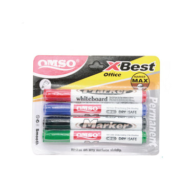 OMSO Whiteboard Marker Pen (4pcs)