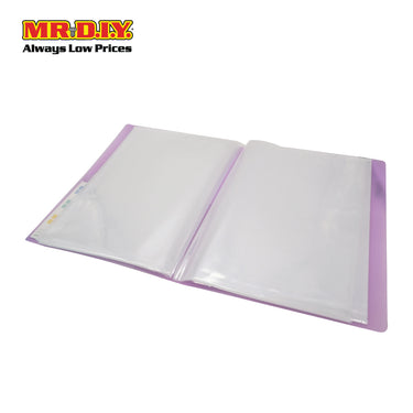 (MR.DIY) Portable Plastic A4 Book Document File Folder Organizer Transparent (31 x 23cm) (20 Sheets)