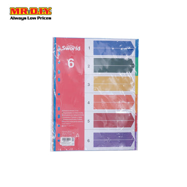 A4 Index Divider 6 Page