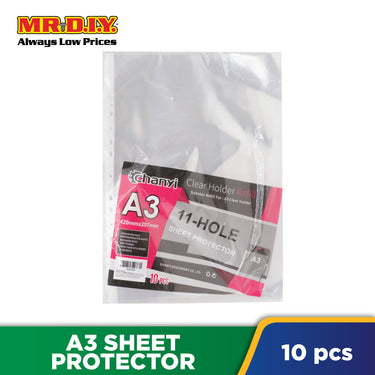 CHANYI A3 Sheet Protector PP 11 Hole 8C (10pcs)