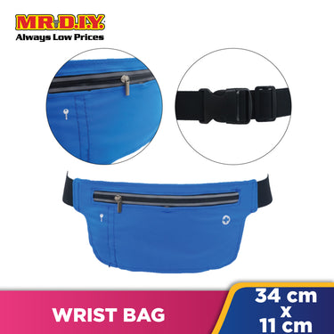 (MR.DIY) Unisex Sports Exercise Running Waist Bag Pouch (34cm x 11cm)
