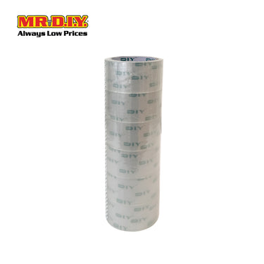 (MR.DIY) Transparent Packing Tape 4.5cm x 50Y (6 Rolls)
