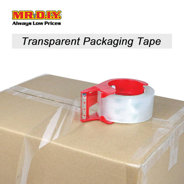 (MR.DIY) Transparent Packing Tape 4.5cm x 50Y (6 Rolls)