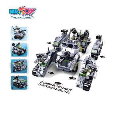 SLUBAN Space War Transport Land Cannon Model Play