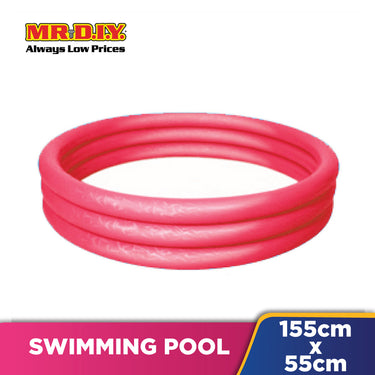 SUNCLUB 3 Ring Inflatable Kids Swimming Pool (1.57m x 25cm)