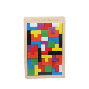 Wooden Tetris Puzzle