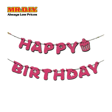 Birthday Party Hanging Flag (3m)