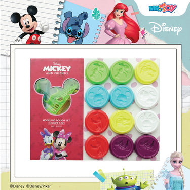 DISNEY Mickey Color Dough Playset (12 pieces)