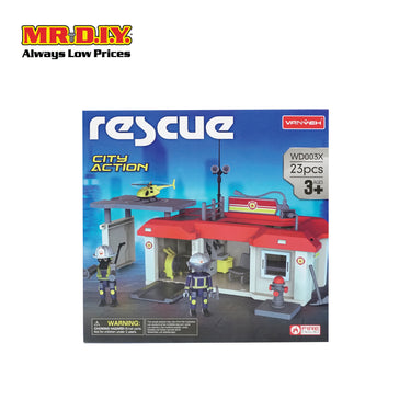 (MR.DIY) Fire Station Simulation Toyset