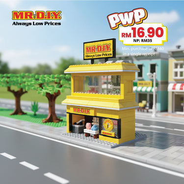 [LIMITED EDITION] MR.DIY Double Story Shop Building Blocks (343 pcs)