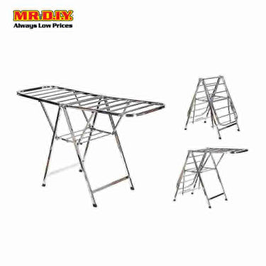 (MR.DIY) Premium Stainless Steel Foldable Clothes Drying Rack (159cm x 60cm)