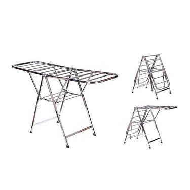 (MR.DIY) Premium Stainless Steel Foldable Clothes Drying Rack (159cm x 60cm)