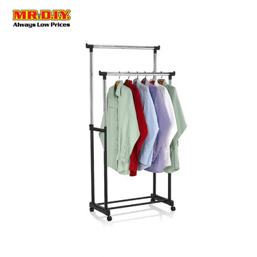 (MR.DIY) Premium Double Bar Cloth Rack