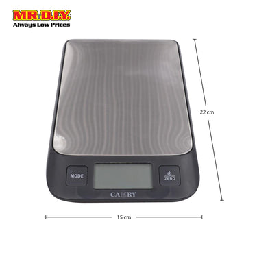 CAMRY Electronic Kitchen Scale (22cm x 15cm)
