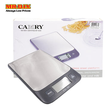 CAMRY Electronic Kitchen Scale (22cm x 15cm)