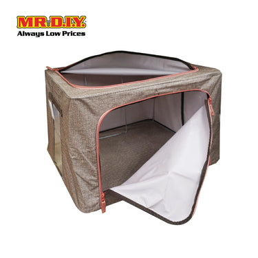 Foldable Storage Box (50x40x32cm)- Brown
