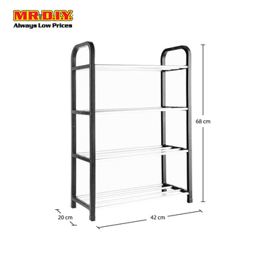 (MR.DIY) 4-Tier Shoe Rack (42cm x 68cm)