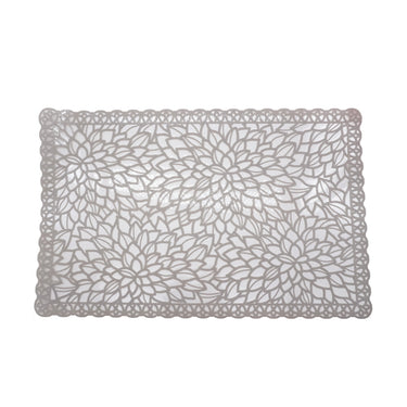 (MR.DIY) Rectangular Leaves Design Placemat 35649-1 Beige