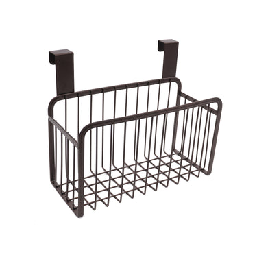 (MR.DIY) Metal Hanging Hook Back Door Gate Cabinet Organizer Grid Wired Basket (26 x 11cm)
