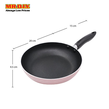 (MR.DIY) Premium Stainless-Steel Non-Stick Coating Fry Pan (20cm)