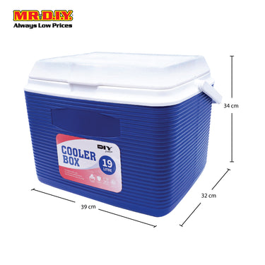 (MR.DIY) Portable Ice Cooler Outdoor Camping Storage Box With Handle (39 x 34 x 32cm) (19L)