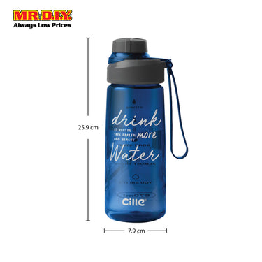 CILLE Drink More Water Print Design Bottle (850ml)