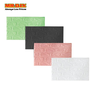 (MR.DIY) 3D Foam Brick Wall Sticker Wallpaper (70cm x 77cm)