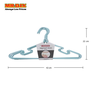 PINPIN Family Metal Coated Clothes Hanger HP92-054 (8pcs)
