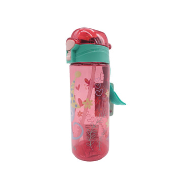 (MR.DIY) Kids Push Open Button Water Bottle X-3671 Blue (600ml)