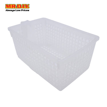 (MR.DIY) Multipurpose Clear Handled Storage Basket YM3523 (26.5cm)