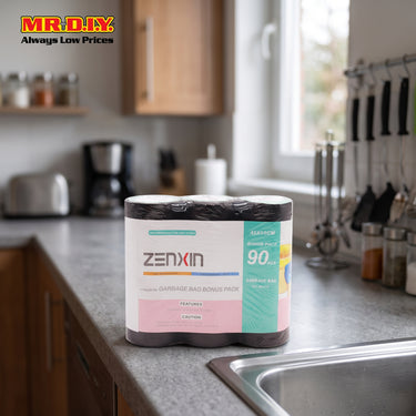 ZENXIN Garbage Bag Bonus Pack (3 Rolls) - Small Size
