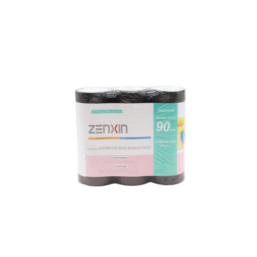ZENXIN Garbage Bag Bonus Pack (3 Rolls) - Small Size