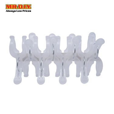 XS Clothes Peg - Translucent White (8pcs)