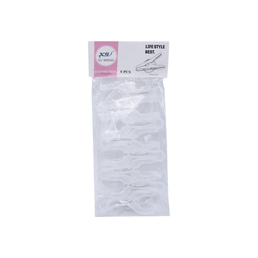 XS Clothes Peg - Translucent White (8pcs)