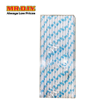 PAPER STRAW 25PCS ST02 6MM