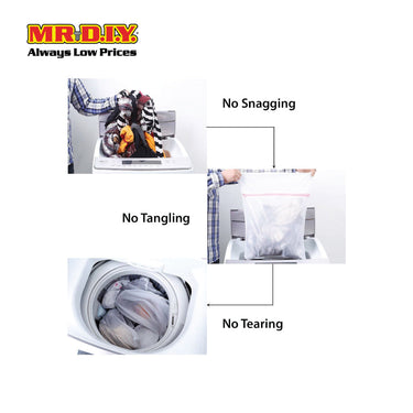 (MR.DIY) Fine Mesh Rectangular Washing Net (L50cm x W40cm)