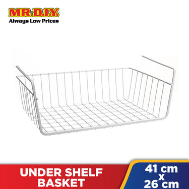 (MR.DIY) Multipurpose Hanging Metal Under Shelf Wire Basket Organizer