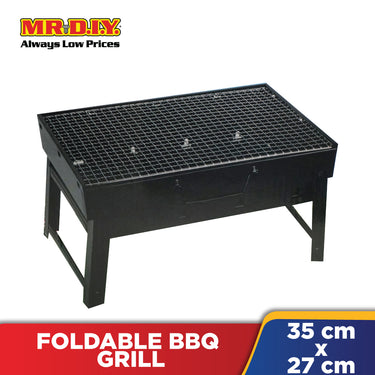 (MR.DIY) Portable Outdoor Camping Picnic Foldable BBQ Grill Stand (35cm x 27cm)