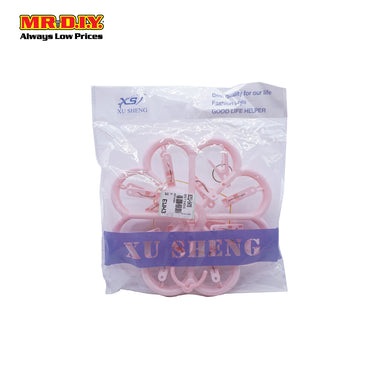 (MR.DIY) Xusheng PP Plastic Laundry Peg Hanger (10 Pegs)