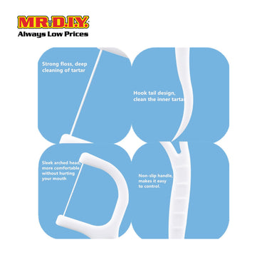 (MR.DIY) Dental Flossers 50 pcs