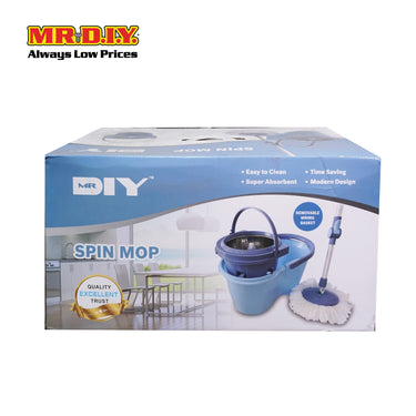 (MR.DIY) Spin Mop Bucket With Removable Basket Set