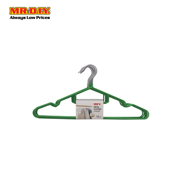 (MR.DIY) Metal Suit Clothes Hanger 10PCS MHS0274 -